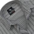 Checks Gray Shirt : Business