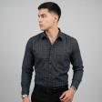 Checks Dark Green Shirt : Business