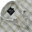 Checks Fawn Shirt : Business