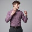 Checks Maroon Shirt : Business