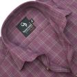 Checks Maroon Shirt : Business