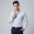 Checks Blue Shirt : Business