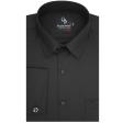 Self Design Black Shirt : Business