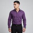Self Design Wine Shirt : Business