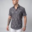 Print Blue Shirt : Ditto