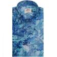 Print Blue Shirt : Ditto