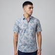 Print Blue Shirt : Ditto