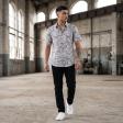 Print Gray Shirt : Ditto