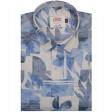 Print Blue Shirt : Ditto