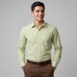 Stripes Green Shirt : Slim