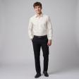 Plain Cream Shirt : Business