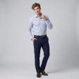 Checks Blue Shirt : Business
