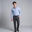 Checks Blue Shirt : Business
