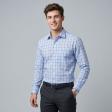 Checks Blue Shirt : Business