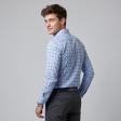 Checks Blue Shirt : Business