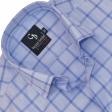 Checks Blue Shirt : Business