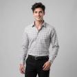 Checks Gray Shirt : Business