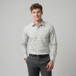 Checks Green Shirt : Business