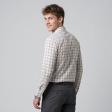 Checks Khaki Shirt : Business