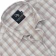 Checks Khaki Shirt : Business