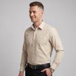Checks Fawn Shirt : Business