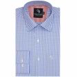 Checks Blue Shirt : Business