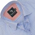Checks Blue Shirt : Business