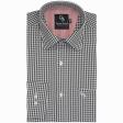 Checks Black Shirt : Business
