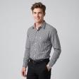 Checks Black Shirt : Business