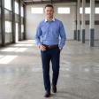 Plain Blue Shirt : Business