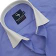 Plain Blue Shirt : Business