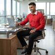 Plain Red Shirt : Business