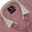 Stripes Red Shirt : Business