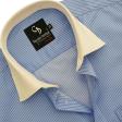 Stripes Blue Shirt : Business