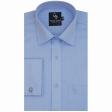 Self Design Light Blue Shirt : Business