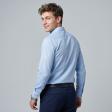 Self Design Light Blue Shirt : Business