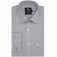 Self Design Gray Shirt : Business