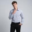 Self Design Gray Shirt : Business