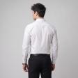 Self Design White Shirt : Business