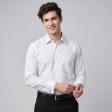 Self Design White Shirt : Business