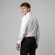 Self Design White Shirt : Business