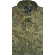 Print Green Shirt : Party