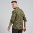 Print Green Shirt : Party
