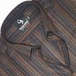 Stripes Brown Shirt : Business