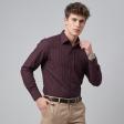 Stripes Maroon Shirt : Business