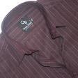 Stripes Maroon Shirt : Business