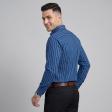 Stripes Navy Blue Shirt : Business