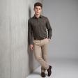 Stripes Brown Shirt : Business