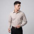 Checks Fawn Shirt : Business