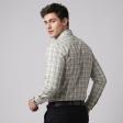 Checks Light Green Shirt : Business